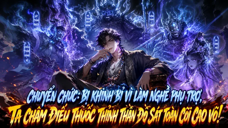 [TRỌN BỘ 1-819] Chuyển Chức Bị Khinh Bỉ Vì Làm Nghề Phụ Trợ, Ta Châm Điếu Thuốc Thỉnh Thần Đồ Sát Toàn Cõi Cao Võ!
