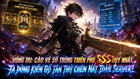 [TRỌN BỘ 1-806] Võng Du Cào Vé Số Trúng Thiên Phú SSS Duy Nhất, Ta Dùng Kiếm Gỗ Tân Thủ Chém Nát Toàn Server!