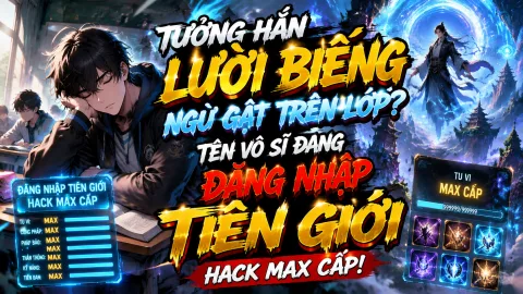 [Cao Võ] [TRỌN BỘ 87 GIỜ] Tưởng Hắn Lười Biếng Ngủ Gật Trên Lớp? Tên Vô Sỉ Đang Đăng Nhập Tiên Giới Hack Max Cấp!