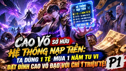[TRỌN BỘ 1-932] Cao Võ Sở Hữu Hệ Thống Nạp Tiền: Ta Dùng 1 Tệ Mua 1 Năm Tu Vi, Đạt Đỉnh Cao Võ Đạo Với Chỉ 1 Triệu Tệ!