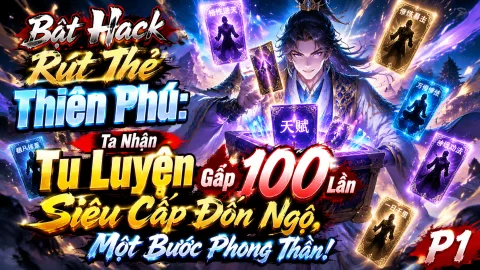 [TRỌN BỘ 1-755] Bật Hack Rút Thẻ Thiên Phú: Ta Nhận Tu Luyện Gấp 100 Lần Siêu Cấp Đốn Ngộ, Một Bước Phong Thần!