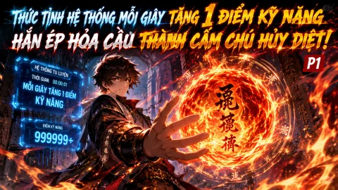 【Trọn Bộ 1-750】Thức Tỉnh Hệ Thống Mỗi Giây Tăng 1 Điểm Kỹ Năng, Hắn Ép Hỏa Cầu Thành Cấm Chú Huỷ Diệt!