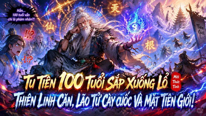 [TRỌN BỘ 1- 100] Tu Tiên 100 Tuổi Sắp Xuống Lỗ Mới Thức Tỉnh Thiên Linh Căn, Lão Tử Cày Cuốc Vả Mặt Tiên Giới!