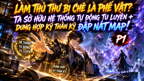 [TRỌN BỘ 1-801] Làm Thủ Thư Bị Chê Là Phế Vật? Ta Sở Hữu Hệ Thống Tự Động Tu Luyện + Dung Hợp Thần Kỹ Đập Nát Map!