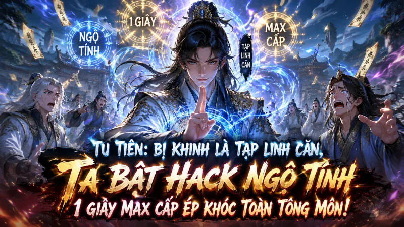[TRỌN BỘ - 095] Tu Tiên Bị Khinh Là Tạp Linh Căn, Ta Bật Hack Ngộ Tính 1 Giây Max Cấp Ép Khóc Toàn Tông Môn!
