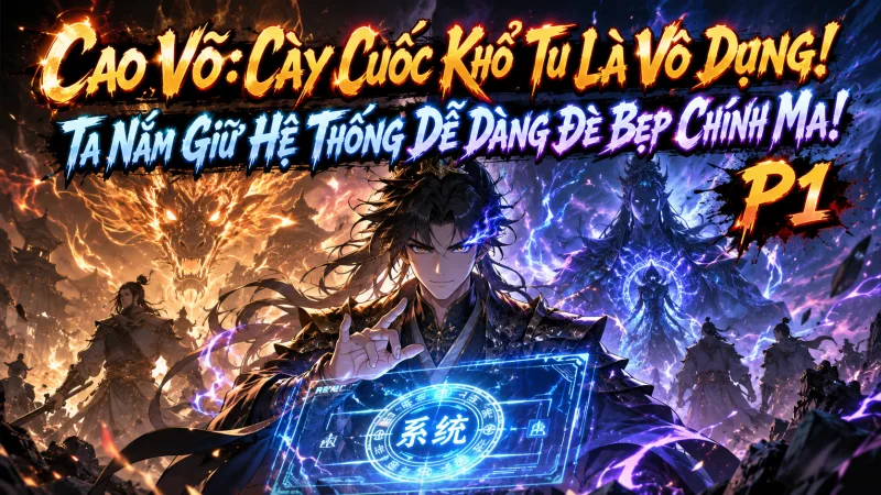 [TRỌN BỘ 1-1068] Cao Võ: Cày Cuốc Khổ Tu Là Vô Dụng! Ta Nắm Giữ Hệ Thống Dễ Dàng Đè Bẹp Chính Ma!