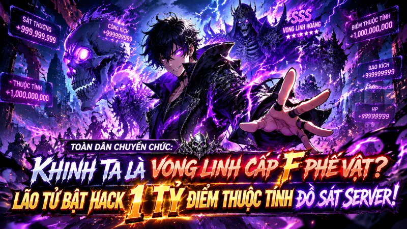 [TRỌN BỘ -701] Toàn Dân Chuyển Chức Khinh Ta Là Vong Linh Cấp F Phế Vật Lão Tử Bật Hack 1 Tỷ Điểm Thuộc Tính Đồ Sát Server!