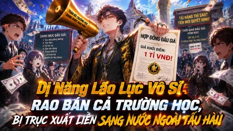 [TRỌN BỘ 1-623] Dị Năng Lão Lục Vô Sỉ Rao Bán Cả Trường Học, Bị Trục Xuất Liền Sang Nước Ngoài Tấu Hài!