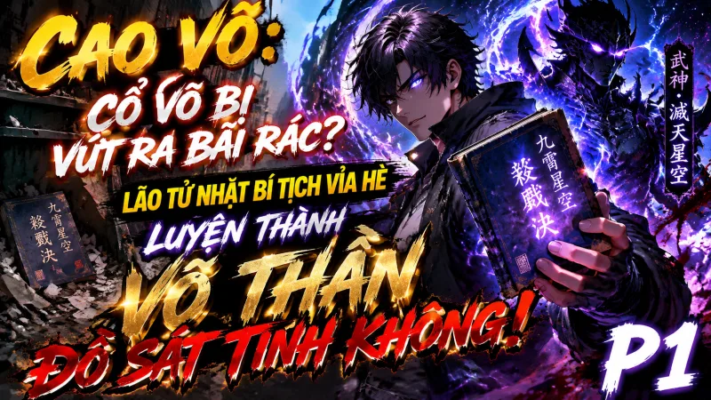 [TRỌN BỘ 106 GIỜ] P1-1148 Cao Võ: Cổ Võ Bị Vứt Ra Bãi Rác? Lão Tử Nhặt Bí Tịch Vỉa Hè Luyện Thành Võ Thần Đồ Sát Tinh Không!