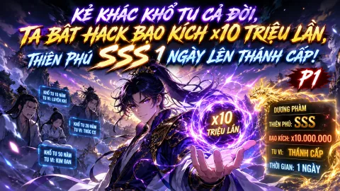 [TRỌN BỘ 1-240] Cao Võ: Kẻ Khác Khổ Tu Cả Đời, Ta Bật Hack Bạo Kích x10 Triệu Lần, Thiên Phú SSS 1 Ngày Lên Thánh Cấp!