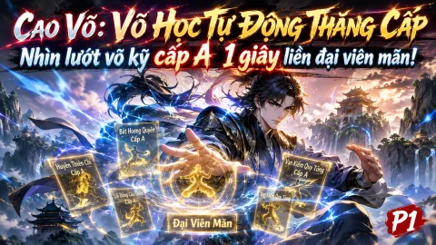 【Trọn Bộ 1-469】Cao Võ: Võ Học Tự Động Thăng Cấp. Nhìn lướt võ kỹ cấp A 1 giây liền đại viên mãn!