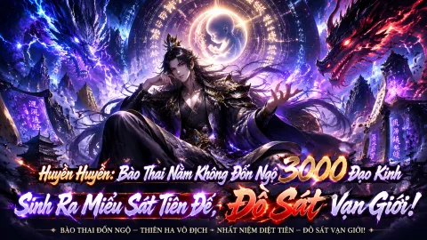 [TRỌN BỘ -032] Huyền Huyễn Bào Thai Nằm Không Đốn Ngộ 3000 Đạo Kinh, Sinh Ra Miểu Sát Tiên Đế, Đồ Sát Vạn Giới!