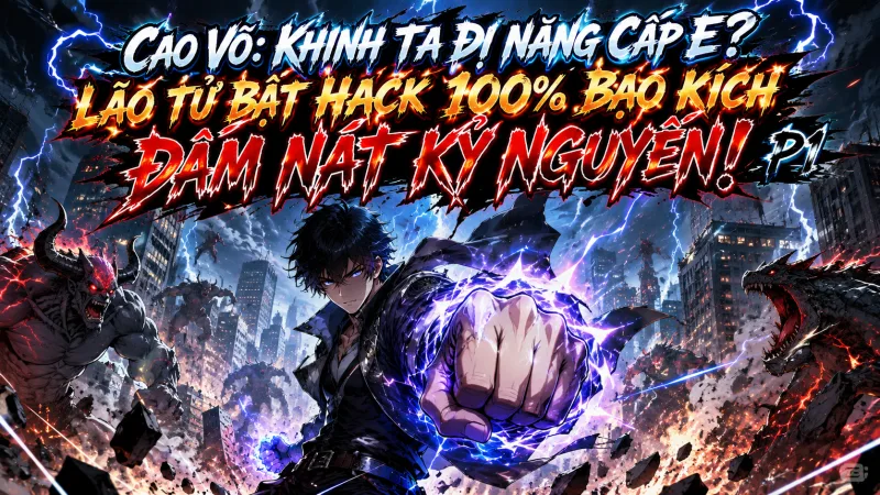 [TRỌN BỘ 1-532] Cao Võ: Khinh Ta Dị Năng Cấp E? Lão Tử Bật Hack 100% Bạo Kích Đấm Nát Kỷ Nguyên!