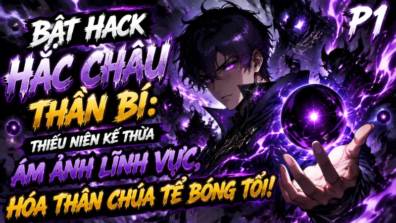 [TRỌN BỘ 1-873] Bật Hack Hắc Châu Thần Bí: Thiếu Niên Kế Thừa Ám Ảnh Lĩnh Vực, Hóa Thân Chúa Tể Bóng Tối!