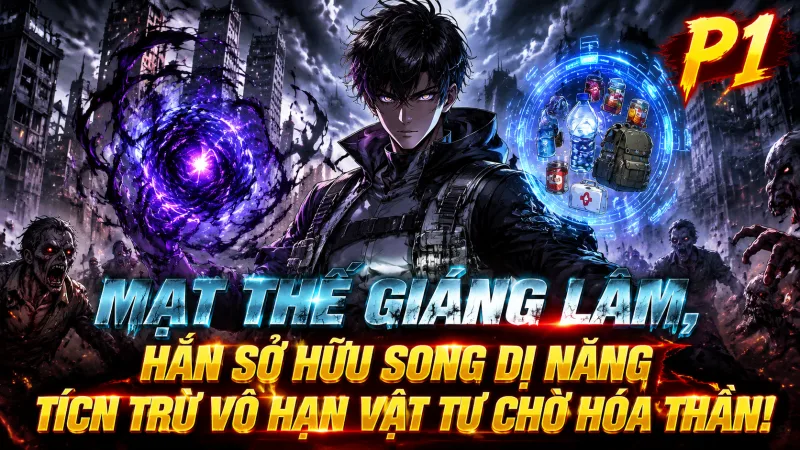 【Trọn Bộ 1-896】Mạt Thế Giáng Lâm, Hắn Sở Hữu Song Dị Năng Tích Trữ Vô Hạn Vật Tư Chờ Hóa Thần!