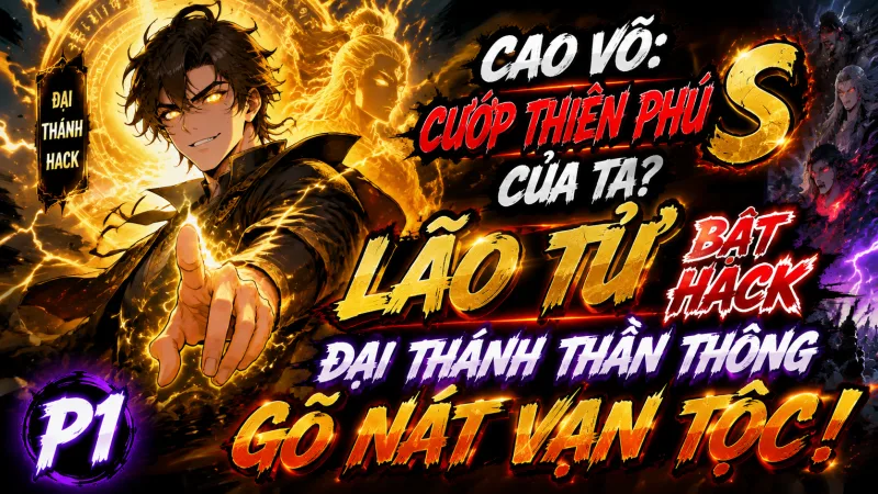 [TRỌN BỘ 1-369] Cao Võ: Cướp Thiên Phú S Của Ta? Lão Tử Bật Hack Đại Thánh Thần Thông Gõ Nát Vạn Tộc!