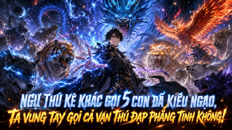 [TRỌN BỘ 1-1352] Ngự Thú Kẻ Khác Gọi 5 Con Đã Kiêu Ngạo, Ta Vung Tay Gọi Cả Vạn Thú Đạp Phẳng Tinh Không!