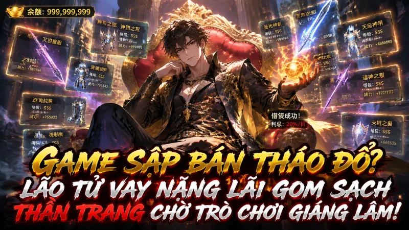 [TRỌN BỘ -496] Game Sập Bán Tháo Đồ Lão Tử Vay Nặng Lãi Gom Sạch Thần Trang Chờ Trò Chơi Giáng Lâm !