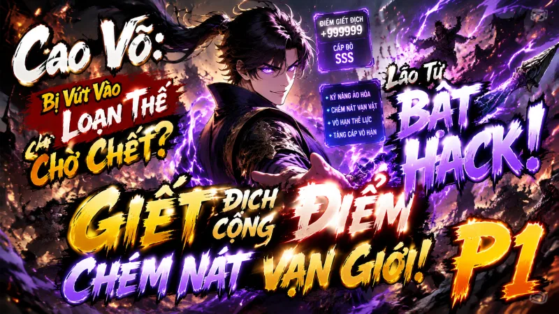 [TRỌN BỘ 1-618] Cao Võ: Bị Vứt Vào Loạn Thế Chờ Chết? Lão Tử Bật Hack Giết Địch Cộng Điểm Chém Nát Vạn Giới!
