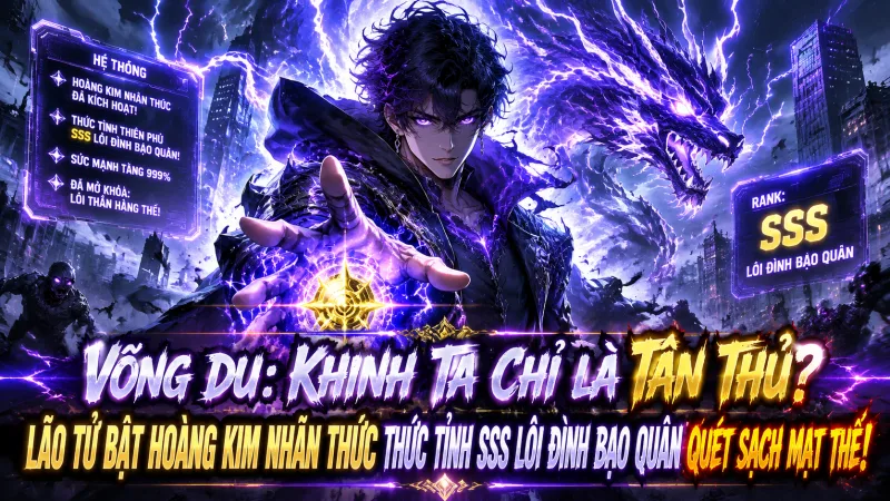[TRỌN BỘ -614] Võng Du: Khinh Ta Chỉ Là Tân Thủ? Lão Tử Bật Hoàng Kim Nhãn Thức Tỉnh SSS Lôi Đình Bạo Quân Quét Sạch Mạt Thế!