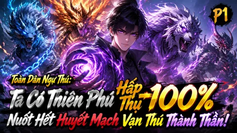[Trọn Bộ 1-1327] Toàn Dân Ngự Thú: Ta Có Thiên Phú Hấp Thu 100%, Nuốt Hết Huyết Mạch Vạn Thú Thành Thần!