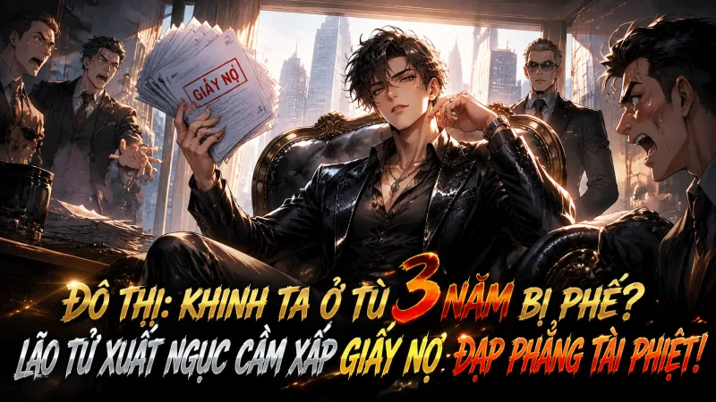 [TRỌN BỘ -3286] Đô Thị: Khinh Ta Ở Tù 3 Năm Bị Phế? Lão Tử Xuất Ngục Cầm Xấp Giấy Nợ Đạp Phẳng Tài Phiệt!