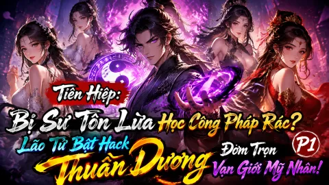 [TRỌN BỘ 1-1306] Tiên Hiệp: Bị Sư Tôn Lừa Học Công Pháp Rác? Lão Tử Bật Hack Thuần Dương Đơm Trọn Vạn Giới Mỹ Nhân!