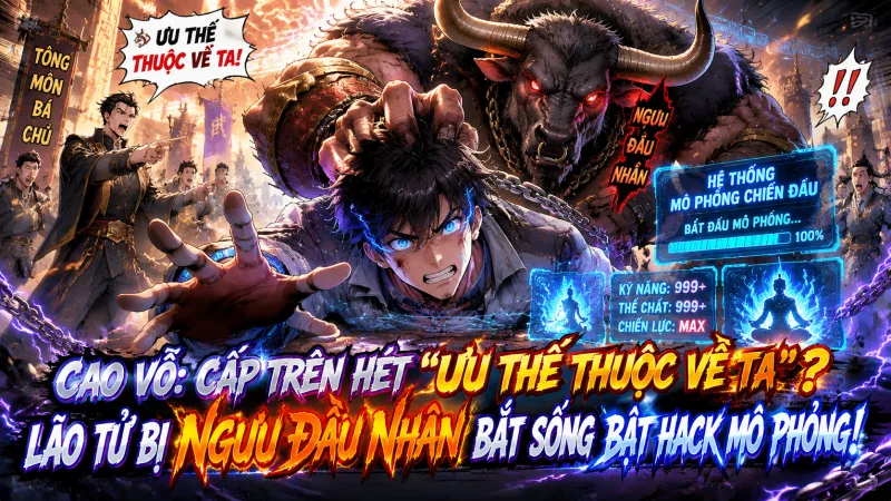 [TRỌN BỘ -419] Cao Võ: Cấp Trên Hét Ưu Thế Thuộc Về Ta? Lão Tử Bị Ngưu Đầu Nhân Bắt Sống Bật Hack Mô Phỏng!