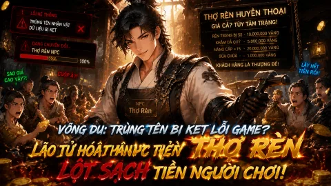 [TRỌN BỘ -876] Võng Du: Trùng Tên Bị Kẹt Lỗi Game? Lão Tử Hóa Thân NPC Thợ Rèn Lột Sạch Tiền Người Chơi!