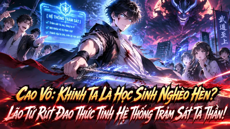 [TRỌN BỘ -433] Cao Võ: Khinh Ta Là Học Sinh Nghèo Hèn? Lão Tử Rút Đao Thức Tỉnh Hệ Thống Trảm Sát Tà Thần!