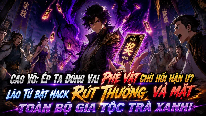 [TRỌN BỘ -1332] Cao Võ: Ép Ta Đóng Vai Phế Vật Chờ Hối Hận Ư? Lão Tử Bật Hack Rút Thưởng Vả Mặt Toàn Bộ Gia Tộc Trà Xanh!