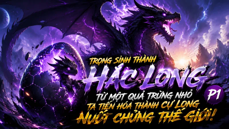 【Trọn Bộ 1-360】Trọng Sinh Thành Hắc Long: Từ Một Quả Trứng Nhỏ Ta Tiến Hóa Thành Cự Long Nuốt Chửng Thế Giới!