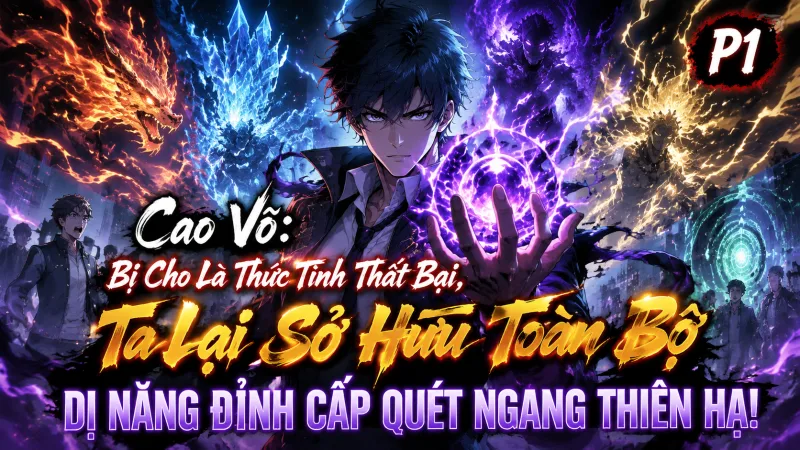 【Chap 1-653】Cao Võ: Bị Cho Là Thức Tỉnh Thất Bại, Ta Lại Sở Hữu Toàn Bộ Dị Năng Đỉnh Cấp Quét Ngang Thiên Hạ!