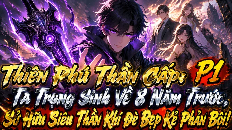 [TRỌN BỘ 1-862] Thiên Phú Thần Cấp: Ta Trọng Sinh Về 8 Năm Trước, Sở Hữu Siêu Thần Khí Đè Bẹp Kẻ Phản Bội!