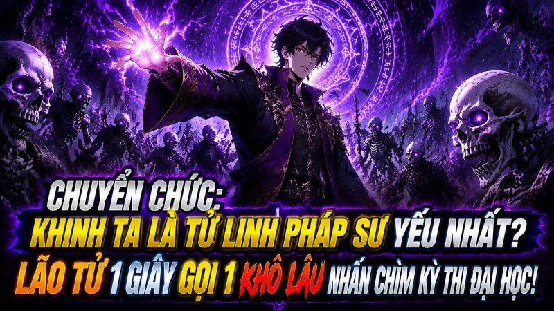 [TRỌN BỘ -762] Chuyển Chức: Khinh Ta Là Tử Linh Pháp Sư Yếu Nhất? Lão Tử 1 Giây Gọi 1 Khô Lâu Nhấn Chìm Kỳ Thi Đại Học!