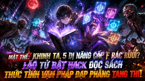 [TRỌN BỘ -1076] Mạt Thế: Khinh Ta 5 Dị Năng Cấp F Rác Rưởi? Lão Tử Bật Hack Đọc Sách Thức Tỉnh Vạn Pháp Đạp Phẳng Tang Thi!