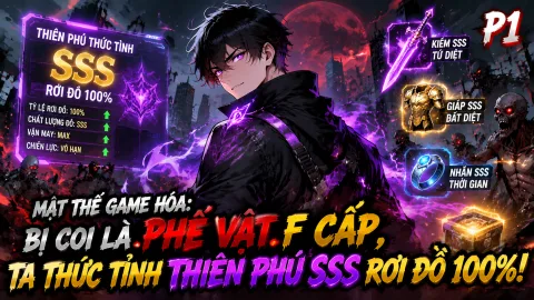 【Trọn Bộ 1-514】Mạt Thế Game Hóa: Bị Coi Là Phế Vật F Cấp, Ta Thức Tỉnh Thiên Phú SSS Rơi Đồ 100%!