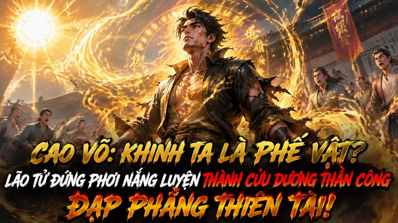 [TRỌN BỘ -942] Cao Võ: Khinh Ta Là Phế Vật? Lão Tử Đứng Phơi Nắng Luyện Thành Cửu Dương Thần Công Đạp Phẳng Thiên Tài!