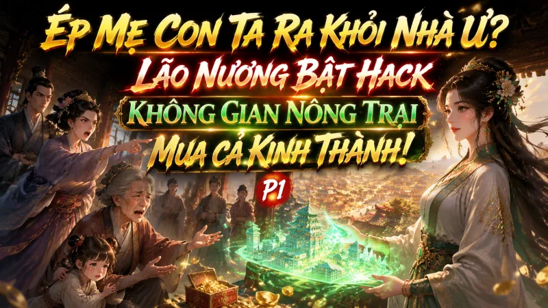 [Chap 1-1114] Ép Mẹ Con Ta Ra Khỏi Nhà Ư? Lão Nương Bật Hack Không Gian Nông Trại Mua Cả Kinh Thành!