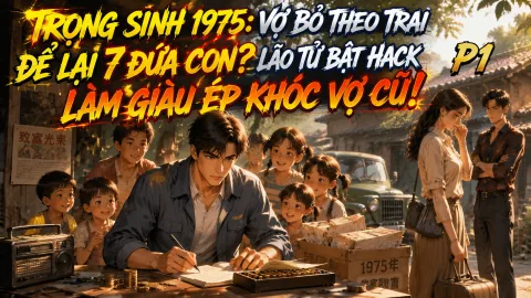 [TRỌN BỘ 1-317] Trọng Sinh 1975 Vợ Bỏ Theo Trai Để Lại 7 Đứa Con Lão Tử Bật Hack Làm Giàu Ép Khóc Vợ Cũ!