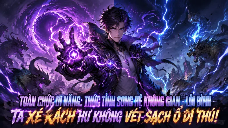 [FULL 1 - 1769] Toàn Chức Dị Năng Thức Tỉnh Song Hệ Không Gian - Lôi Đình, Ta Xé Rách Hư Không Vét Sạch Ổ Dị Thú!