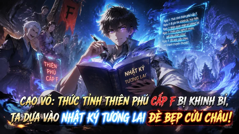[TRỌN BỘ 1-1038] Cao Võ Thức Tỉnh Thiên Phú Cấp F Bị Khinh Bỉ, Ta Dựa Vào Nhật Ký Tương Lai Đè Bẹp Cửu Châu!