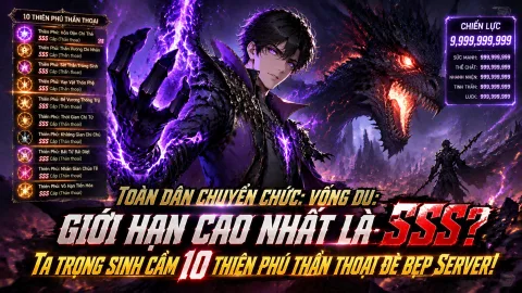 [TRỌN BỘ 1-674] Võng Du Giới Hạn Cao Nhất Là SSS Ta Trọng Sinh Cầm 10 Thiên Phú Thần Thoại Đè Bẹp Server!