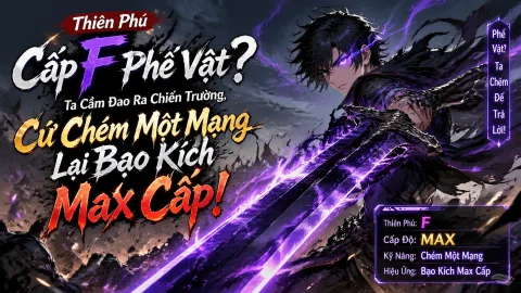 Thiên Phú Cấp F Phế Vật? Ta Cầm Đao Ra Chiến Trường, Cứ Chém Một Mạng Lại Bạo Kích Max Cấp!