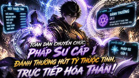 [TRỌN BỘ] Toàn Dân Chuyển Chức: Pháp Sư Cấp 1 Đánh Thường Hút Tỷ Thuộc Tính, Trực Tiếp Hóa Thần!